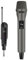 Aveek Microphone sans Fil Professionnel, Système Microphone 2.4 GHz Rechargeable avec Récepteur, Portée de 30m, pour Karaoké, Chant, Fêtes, Soirées, DJ, Églises, Mariages