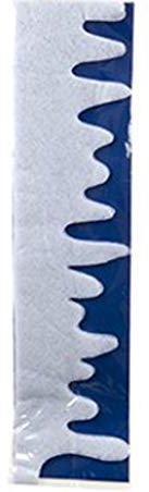 Homestreet® - Frange de neige artificielle avec stalactites pour décoration de Noël ou d'hiver