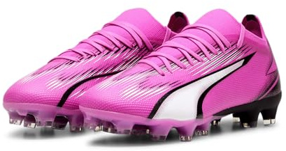 Puma Women Ultra Match Fg/Ag Wn'S Soccer Shoes, Poison Pink-Puma White-Puma Black, 41 EU