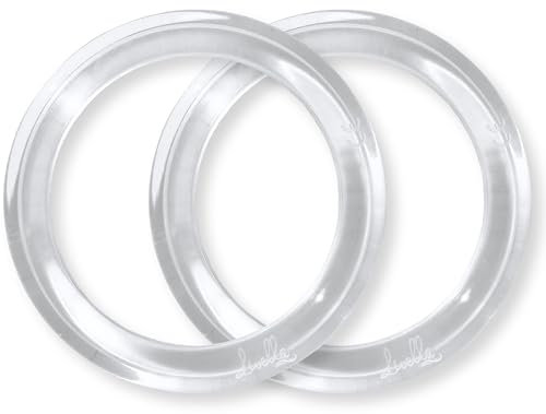 Livella | 2x Comfort-Ring für Livella Silberhütchen | Extra angenehmes Tragegefühl | Hilfe bei gereizten Brustwarzen im Wochenbett