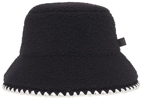 UGG Damen Uggfluff Scalloped Hat Hut, Schwarz, S/M