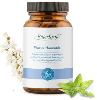 BitterKraft! Bindegewebe-Komplex - 90 Kapseln - Brennnessel-Komplex mit Mangan & Kupfer - Pflanzlich & vegan - 100 % Natur - Made in Germany