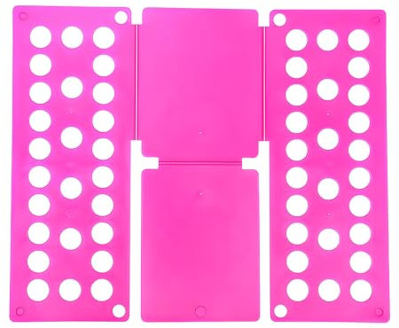 Flawless Fold Clothes Folder for Kids – Easy & Fast T-Shirt Folding Board, Professional Laundry Folder for Shirts, Pants, Sweaters, Clothes Storage Organizer (Purple)