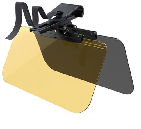 Visière de conduite pour une utilisation antireflet, s'adapte à la plupart des voitures et offre une protection jour/nuit