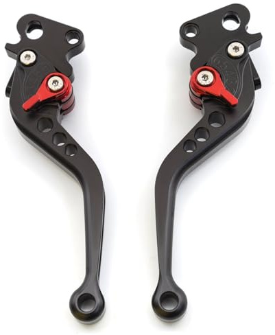 Freni idraulici Per VESPA 50-125 PV ET3 PK S XL CNC Leve freno frizione regolabili per moto(Short Black)