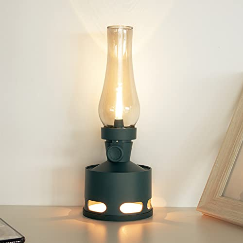 AGM Intelligent fotogenlampa och dekorativa lampor, bord, sänglampa, 4 000 mAh batteri, inställning av ljusstyrka i tio steg, lämplig för hemtextilier, bardisk, sovrum etc.