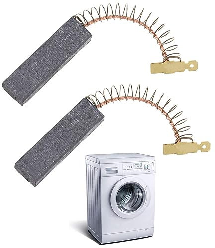 Voarge 2 Pcs Spazzole di carbone per utensili elettrici Spazzole di carbone per lavatrice motore