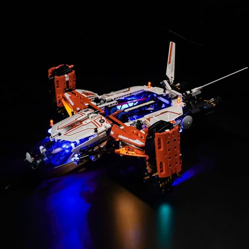 Lumières LED compatibles avec Lego 42181 Technic VTOL Heavy Cargo Spaceship LT81, éclairage décoratif lourd, jouet créatif
