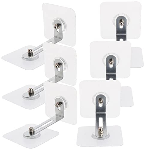 CLISPEED 6pcs Falling Fixator Furniture Anchors for Safety Wall Anchors to Prevent Tip Over for Childproofing Rooms