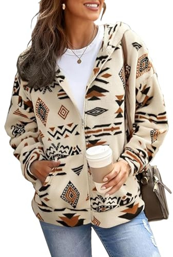 SCHOOLMOON Cappotto Donna Invernale Con Cappuccio Peluche In Pile Felpe | Giacca Manica Lunga Teddy Caldo Oversize Hoodie Con Tasche