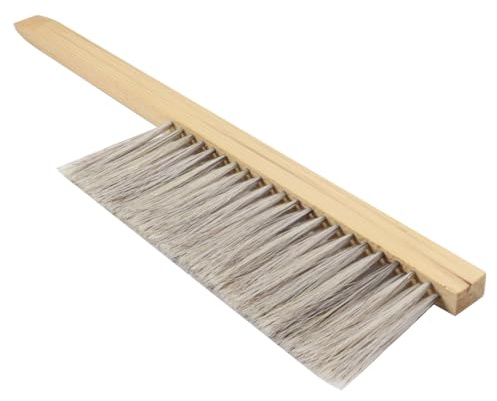 Teron Wooden Handle Mane Cleaning Brush, Beehive Cleaning Tool for Bee Equipment, Apiary Supplies
