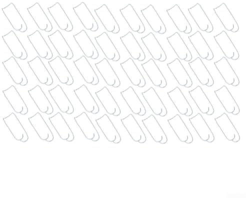 Confezione da 50 clip per serra in acciaio inox per collegare pali di piante da giardino e ancorare tralicci in impianti di coltivazione orticola (20 x 20 mm)