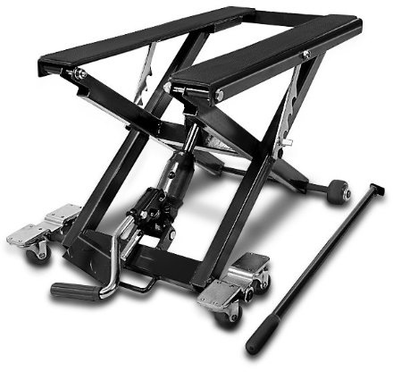 Cric Moto á Ciseaux XL pour Victory Hammer 8-Ball Noir Lève Hydraulique