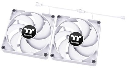 Thermaltake CT120 PC Cooling Fan White | 2 Pack