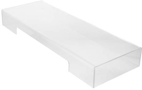 HOODANCOS Teclado de computadora a Prueba de Polvo Protector acrílico Visible Funda de acrílico para Teclado Funda de Teclado Transparente Cubierta Protectora del Teclado Estuche Antipolvo