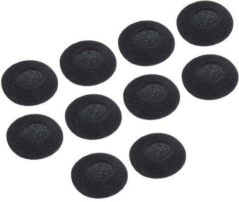 QUARKZMAN Embouts d'oreille en Mousse de Remplacement écou-teurs Bud 35mm Embouts d'Écouteurs pour écou-teurs Noir 20 Pièces