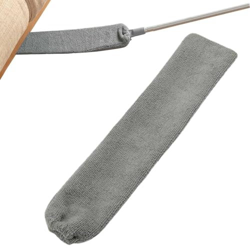 - Limpiador de polvo para debajo de electrodomésticos con mango largo, cepillo retráctil para limpiar debajo de muebles, sofá, , herramienta de microfibra para el hogar, cocina, dormitorio