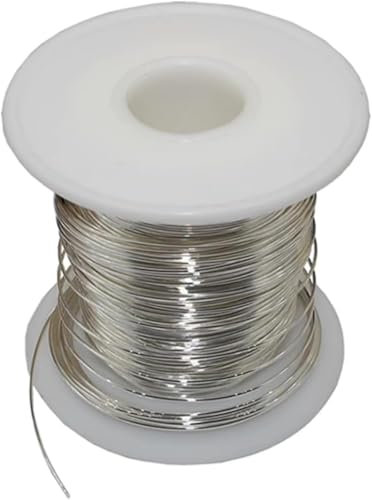 BULINO Filo d'Argento Bendy Craft Filo d'Argento Puro Lunghezza 1 Metro, Diametro 0,1-0,2 mm Filo Metallico Adatto for Materiali sperimentali di Ricerca scientifica, Diametro 0,15 mm(Diameter 0.15mm)