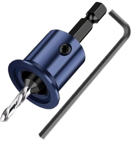 Brocas para avellanador,Broca para fregadero para madera - Juego de brocas avellanadoras para carpintería - Broca para fregadero, accesorios para herramientas de carpintería para elaboración de mueble