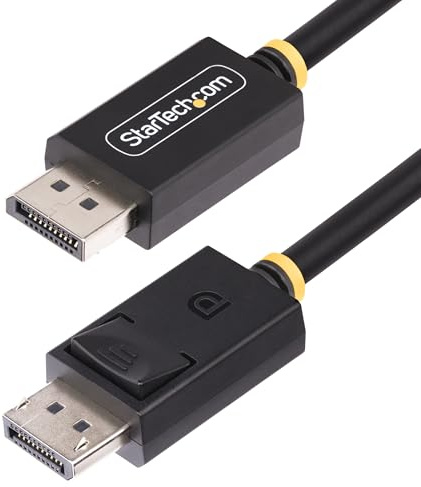 StarTech.com 3m (10ft) DisplayPort 2.1 Cable, VESA Certified DP40 DisplayPort Cable w/UHBR10/HDR/HDCP 2.2, 8K 60Hz w/DSC 1.2a