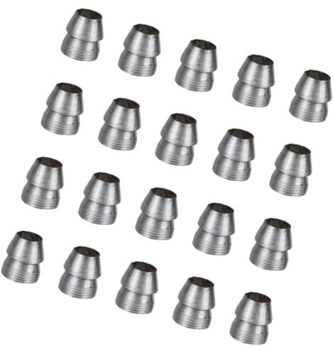 Yardwe 1 Juego Cuña De Bastidores De Plantas Suculentas De Cuña Tornillos Redonda Accesorio De Martillo Cuña Divisoria con Mango De Martillo Planchar Silver 20 Piezas