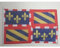 AZ FLAG - Drapeau Bourgogne - 45x30 cm - Pavillon Nautique Bourguignon - France Spécial Bateau Et Extérieur En Maille Bloquée Avec Anneaux Plastiques Intégrés - 30g