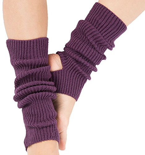 VUCDXOP Tukistore Damen Mädchen Ballettstulpen mit Fersenloch Tanzen Stulpen Ballettstulpen Beinwärmer Ballett Stulpen Legwarmer Armstulpen,Einheitsgröße