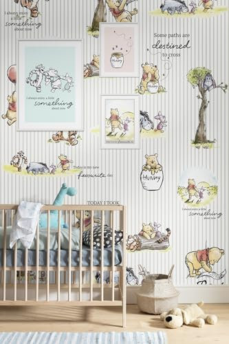 Komar Disney Winnie l'ourson Papier Peint Photo pour Chambre d'enfant 200 x 280 cm