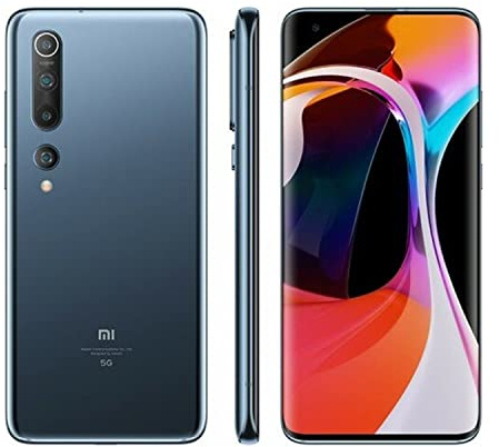 Mi 10 Smartphone Teléfono 8GB 256GB Conectividad 5G líder y Rendimiento 90Hz 6.67 DotDisplay 108MP cámara cuádruple 4780mAh Gris crepuscular