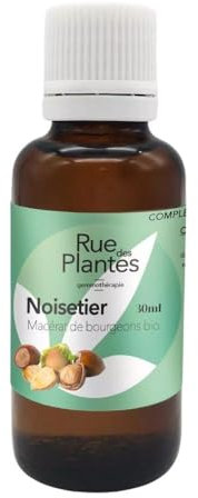 Gemmothérapie de Noisetier Bio 30ml - Extrait de Bourgeons Pur pour le Bien-Être Digestif et Articulaire