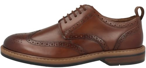 Clarks Shoes, Aldwin Limit, Mid Tan Lea, 6,5 (Men)