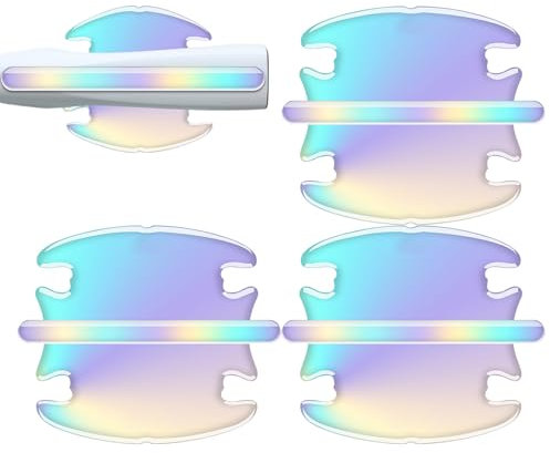 Protecteur de Cavité de Poignée de Porte de Voiture - Protections Anti-Rayures pour Portières,Autocollant Protecteur Adhésif Résistant Intempéries, Accessoires Extérieurs Colorés pour