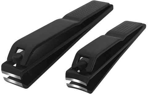 Skythrive Juego de Cortaúñas de 2 Piezas - Alicate Uñas de Apertura Ultra Ancha y Acero Inoxidable, Ideal para Uñas de Manos y Pies