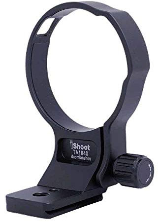 iShoot 76mm Metal Lens Collar Tripod Mount Ring Compatible with Tamron 18-400mm f/3.5-6.3 Di II VC HLD B028, Lens Support Holder Bracket Bottom is Arca-Swiss Fit Quick Release Plate Dovetail Groove