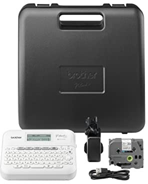 BROTHER P-Touch PT-D410VP | Etikettiergerät für Büro und Zuhause | mit Transportkoffer | für TZE Bänder von 3,5 bis 18 mm Breite | bis zu 20 mm/Sekunden