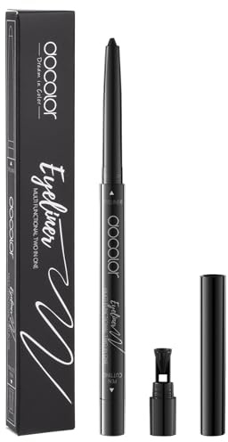 Docolor Eyeliner Gel Pen Ultrapigmentierter, wasserfester, wischfester Gel-Eyeliner-Stift, Schwarz