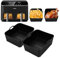Silicone Air Fryer Liner for Cosori Dual Air Fryer 8.5L,2PCS Large Air fryer Accessories,Air Fryer Silicone Inserts Reusable Baking Basket Tray for Oven, Microwave