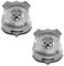 IKOPFLN 2 Piezas Insignia de la Policía,Placa De Policía,Juego de Simulación Policía Insignia,Insignia,Policiales Juguete de Juego,Policía Accesorios de Disfraces para Carnaval Halloween（Plata）