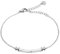 PAUL HEWITT Armkette Damen Starboard - Edelstahl Armband Damen mit Damen Schmuck Anhänger in Marmor-Optik (Silber White Marble)