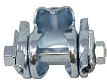 Fenix Bike Seatpost Clamp Bike Seat Adapter Fit for Standard Rail-Type Modern Bicycle Saddle (7/8 Chrome)