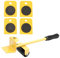 Elevador de muebles, elevador de muebles Homend, deslizador, herramientas de movimiento de rodillo para muebles pesados, kit de elevador de transporte de alta resistencia con 4 rodillos para electrodo