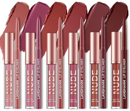 12 Pz Matita Labbra Matte E Set Di Rossetto 24 Ore Nudi Impermeabile Bellezza Trucco Kit Lipgloss Liptints Per Le Donne Matita Rossetto Lifter Regali