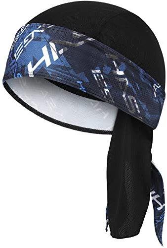 HASAGEI Pañuelo Bandana para Hombres y Mujeres, Transpirable, Sombrero Deportivo, Gorra para Correr, Secado Rápido, Pañuelo para Bajo el Casco de Bicicleta, Gorra de Verano, Pañuelos para Bicicleta