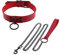 EUPSIIU PU-Leder Punk Choker, Choker Gothic, O-Ring Choker, Männer Frauen Sexy Gothic Choker, Gürtel Geschirr Verstellbare PU Choker Halsketten Halloween Zubehör für Cosplay