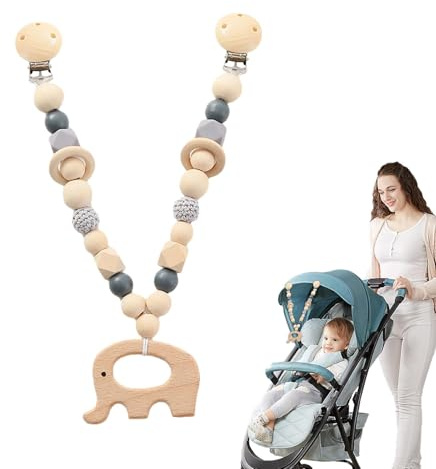 Générique Giocattolo con ciondolo a passeggino, giocattolo per passeggino, catena per sedile giocattolo sensoriale Pushchair | Decorazione di Fascino del Passeggino per lo shopping all'aperto, i