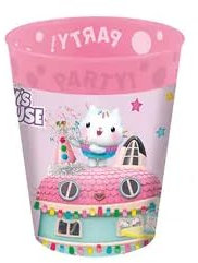 PROCOS Gabby´s Dollhouse Lot de 4 gobelets réutilisables en plastique 250 ml