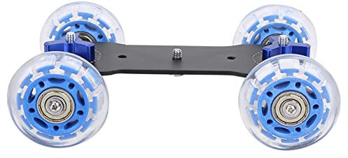 Desktop Rail Roller Slider Dolly for Camera, 10KG Load Capacity, Portable and Silent