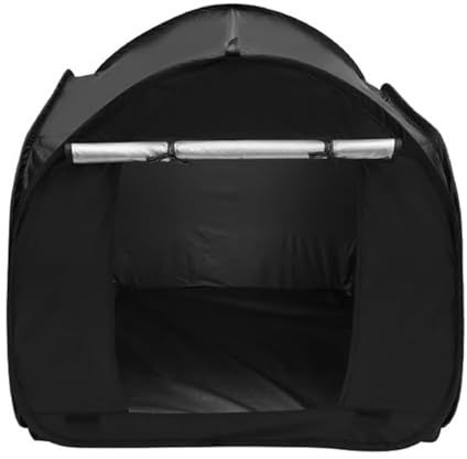 Tienda sensorial para niños, tienda de campaña de esquina tranquila - Tiendas de campaña Blackout Calm Down | Habitación sensorial plegable con puerta enrollable, mejora el enfoque, plegable, recubier