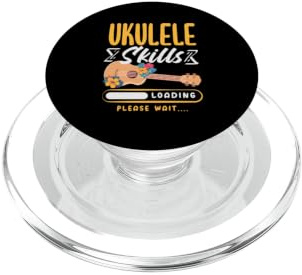 Ukulele Skills Loading Please Wait Funny Musician PopSockets PopGrip pour MagSafe