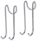 Love-KANKEI Set di 2 ganci per doccia, doccia in vetro senza foratura, supporto per estrattore doccia, asciugamani, Supporto per Tergicristallo per Doccia